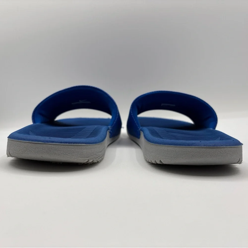 Nike Boys Youth Kawa Slide Sandals Blue/Gray Size 5Y 819352-400